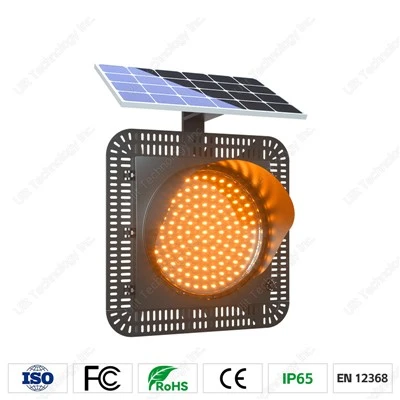 Feu de circulation orange clignotant